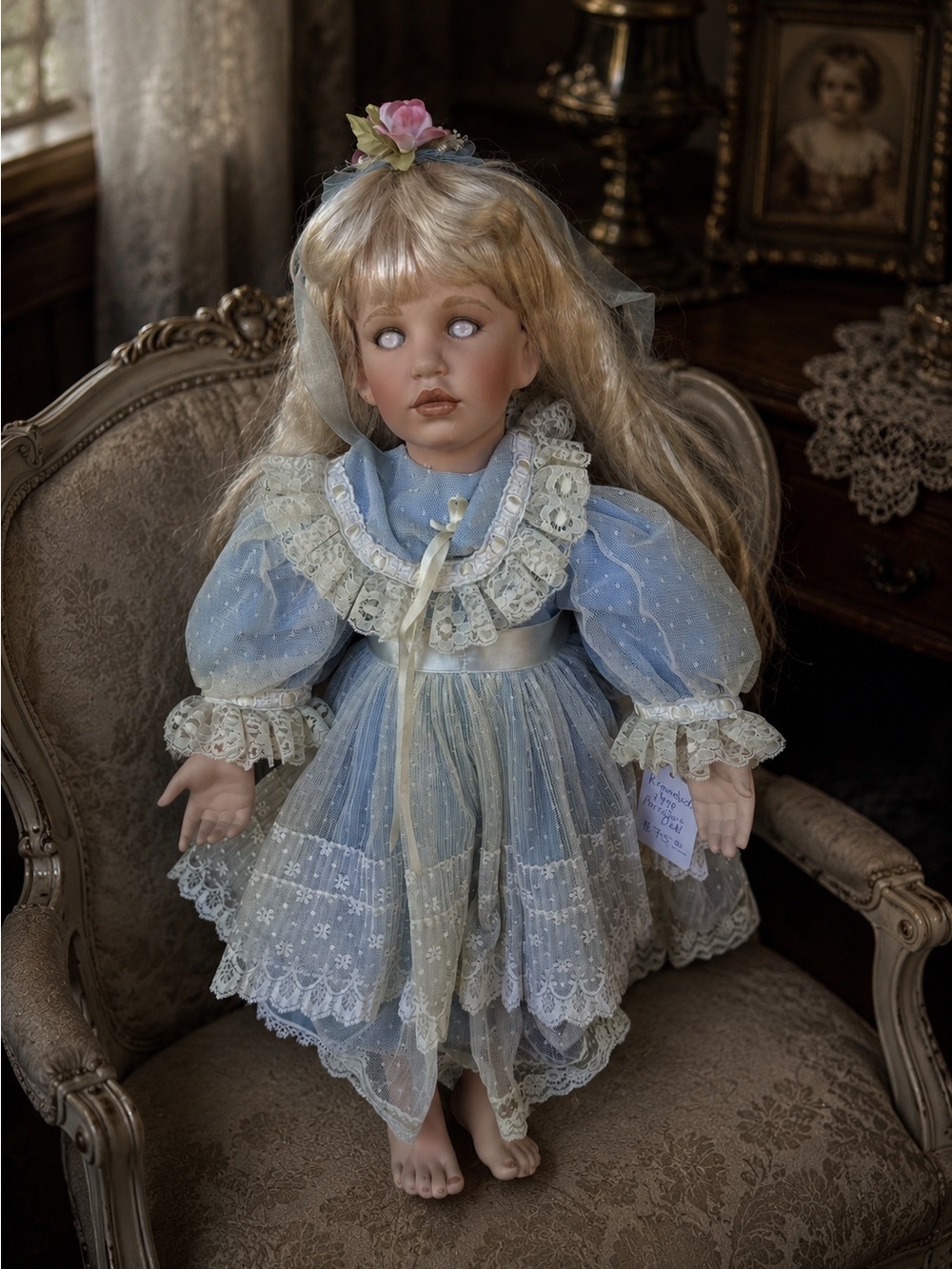 Haunted vintage doll